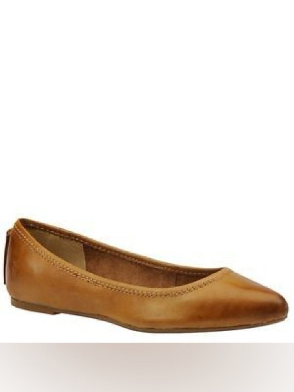Frye Regina Ballet Flats Women 8M Brown Leather Pointed Toe